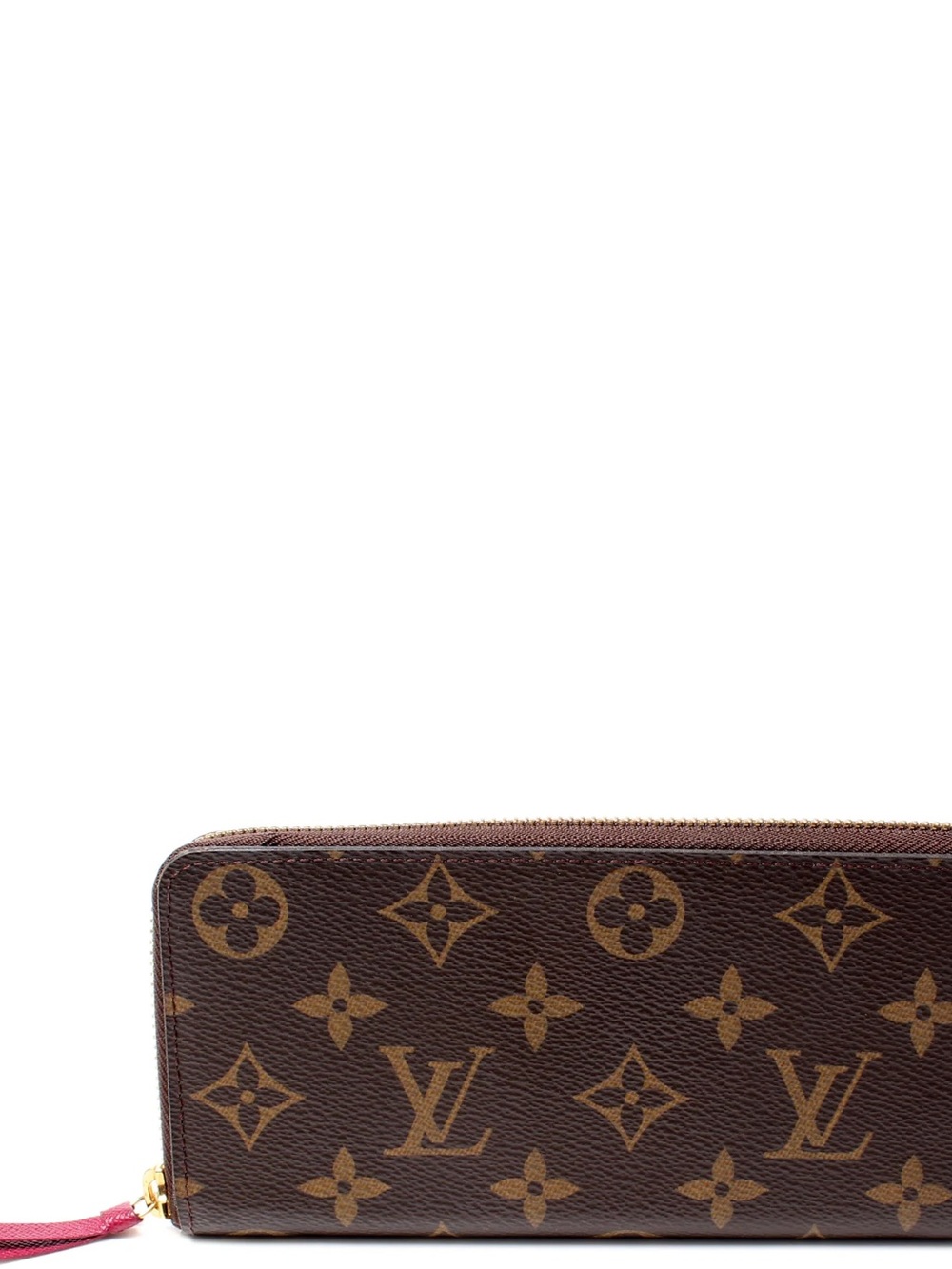 Louis Vuitton Monogram Clemence Red wallet